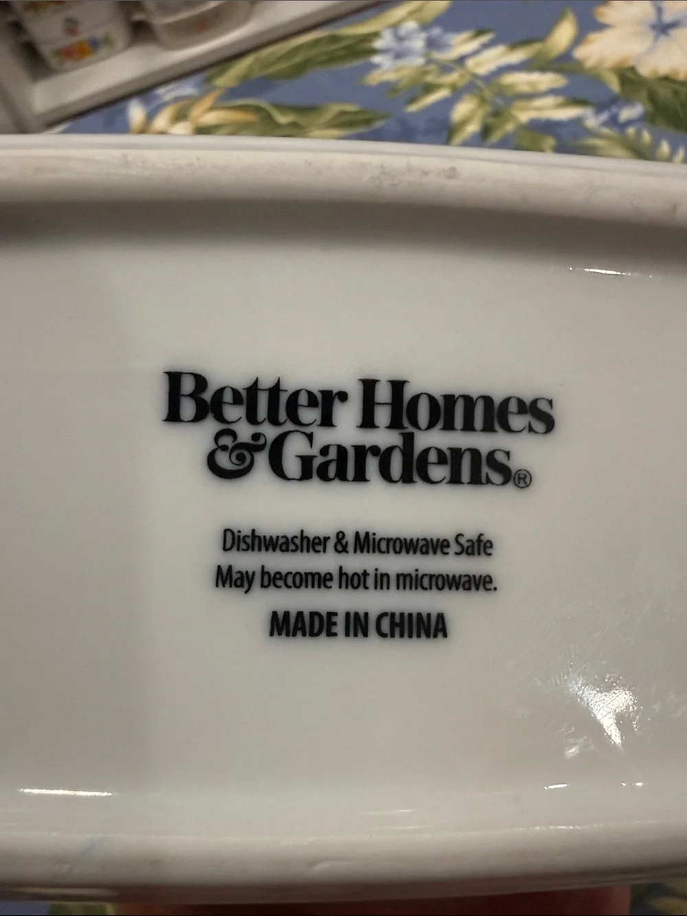 Better Homes And Gardens White Ceramic Butter Dish with Wood Lid
